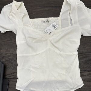 Abercrombie & Fitch Cream Blouse